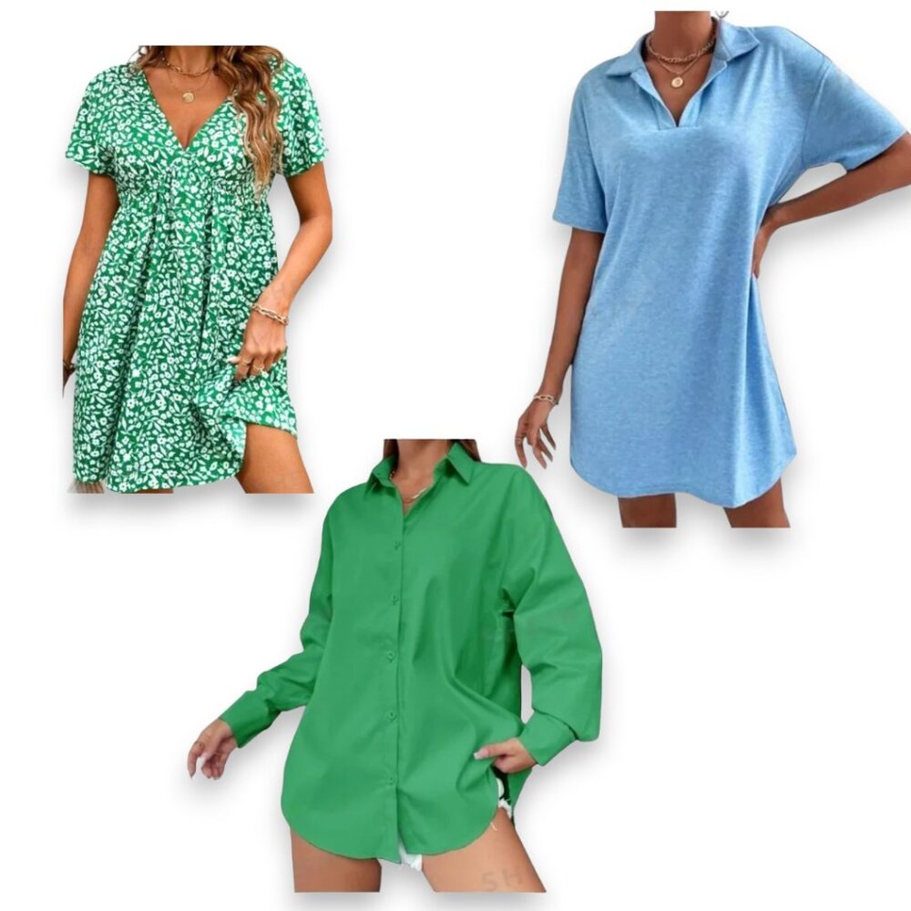 SHEIN size large dress bundle